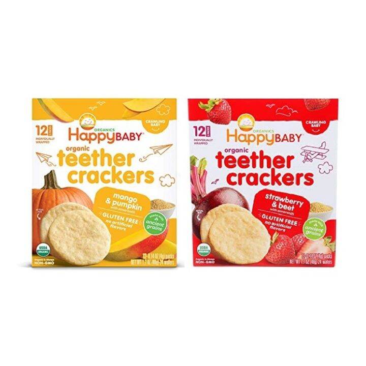 Happy Baby Organic Gentle Teethers Crackers Lazada PH