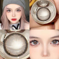 ✨ Gray ขนาดตาโต (Bigeyes) ☀️กรองแสง uv เลนส์แท้จดทะเบียนถูกต้อง ผ่านอย.ไทย บิ๊กอายสีเทา✔️