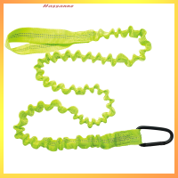 Hassanne 1PC Elastic KAYAK Paddle Leash ปรับด้วยตะขอปลอดภัยคันเบ็ดเสาม้วนสายเชือกผูกเชือกเชือกเรืออุปกรณ์เสริม