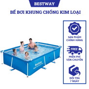 Bể bơi khung chống kim loại Bestway 56403, tặng 100 quả bóng