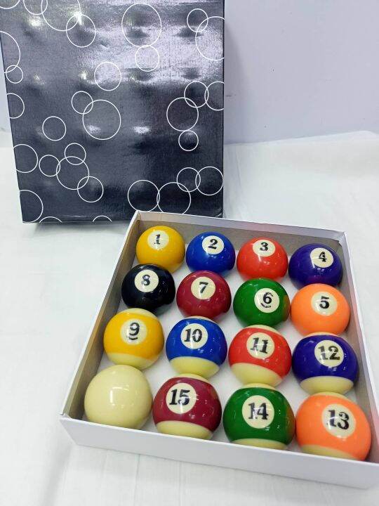 1 SET 2 1/4 BILLIARD BALL SET TAIWAN MADE STANDARD SIZE / BOLA NG ...