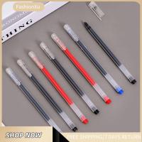 FASHIONXU 10PCS หมึกดำ/น้ำเงิน/แดง ปากกาลูกลื่น ปลายเข็ม ปากกาเซ็นชื่อ เครื่องมือสำหรับเขียน ปากกาเจล โรงเรียนออฟฟิศออฟฟิศ