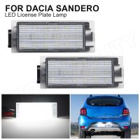 【CW】For Dacia Sandero II 2017-UP Logan II Logan Pick-Up Car LED License Number Plate Light Lamp