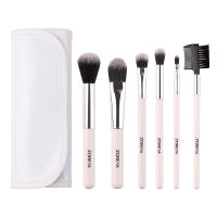 Zoreya 6Pcs Makeup Brushes Basic Cosmetic Brush Set Powder Foundation Eye Shadow Blending Lip Brush