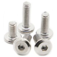 M3 M4 M5 M6 M8 304 Stainless Steel Allen Hex Hexagon Socket Large Flat Head Furniture Rivet Screw Connect Joint Bolt Screw Nut Drivers