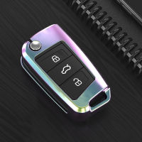 Car Key Remote Case Cover Holder Case For Volkswagen VW Golf 7 MK7 Tiguan MK2 Skoda Octavia 3 A7 Kodiaq Seat Leon 5F MK3 Ateca