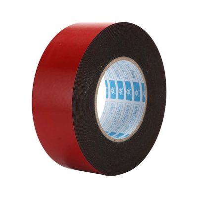 【CW】 1Pc 20mmx10m Adhesive Resistance Side Foam Tape Cover Film for Name Plates Cars Doors Decoration