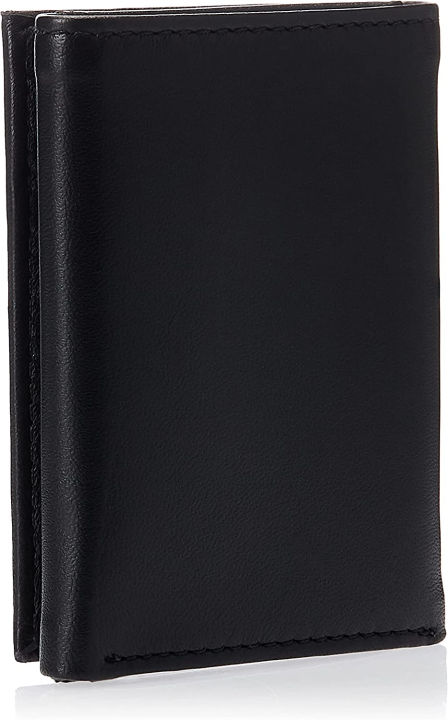 tommy-hilfiger-mens-genuine-leather-trifold-wallet-with-id-window-credit-card-pockets-one-size-oxford-black-non-rfid