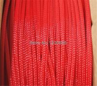 【cw】 5M 8MM Braided Expandable Cable Sleeve Tight PET Density Wire Sheathing Organizer Protection ！