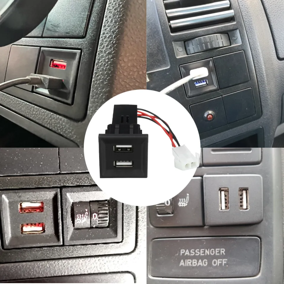 คุณภาพสูงรถ Dual USB Charger Adapter ซ็อกเก็ตสำหรับ Volkswagen