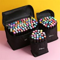 Art Supplies 24/30/36/40/48/60/80 Colors Double Head Marker Pen Set Alcohol Based Markers for Manga Drawing School