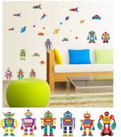 AY7023 สติ๊กเกอร์ติดผนัง สติ๊กเกอร์ติดผนังห้องนอน รุ่นหุ่นยนต์ (Wall Sticker)