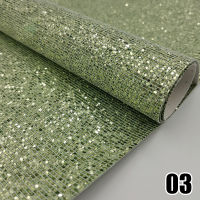 0duw 10Colors Patchwork Material Glitter DIY Accessories Shiny Sequins Sheets Leather Fabric PU Leather Handmade Crafts