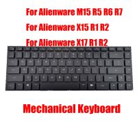 Laptop Mechanical Keyboard For Alienware M15 R5 R6 R7 / X15 R1 R2 / X17 R1 R2 English US Black With Backlit New