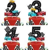 Disney McQueen Lightning Cars เค้กวันเกิดแฮปปี้ Topper เด็ก Baby Shower Birthday Party ตกแต่ง Baby Shower ของขวัญของเล่น Supplie-sdgerte