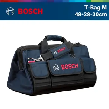 How many batterys does it take to fill up a bosch tool bag