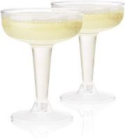 Disposable Champagne Glass Goblet Plastic Test Glass Champagne Glass Cocktail Glass Cups Parties Reusable Cup Party Kitchenware