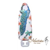 ผ้าครุมโต๊ะรีดผ้า Mallika Thaidress Peacock 140*50CM Ironing Board Cover Resist Scorching and Printed Ironing Board Cover Protective Non-slip