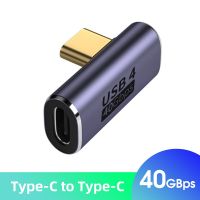 FONKEN USB4.0 40Gbps Type C อะแดปเตอร์ OTG 8K 100W USB C To Type C USB หัวเปลี่ยนสายชาร์จข้อมูล C อะแดปเตอร์สำหรับ Macbook Samsung สายแปลง