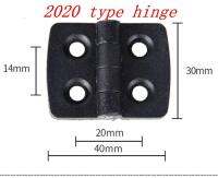 2pcs/lot 2020 3030 4040 ABS Plastic Nylon Hinge Electric Cabinet Industrial Hinges Coupling Head Gemel Accessory