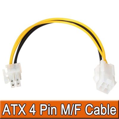 อุปกรณ์ สายแปลง Power ต่อยาว cable 4 pin to 4 pin / CABLE 4P F TO 4P M / 9.5 Atx 4pM To 4pF Power Extension Cable อุปกรณ์อิเล็กทรอนิกส์ electronic equipment อุปกรณ์เชื่อมต่อ Connecting device