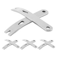 8 Pieces Mini Pry Bar Stainless Steel Flat Bar Multifunction Small Pry Bar Mini Crowbar Survival Opener Tool Set