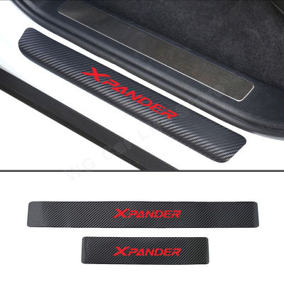 Car Stickers Styling Decal For Mitsubishi Xpander Auto Door Sill Cover Protector Carbon Fiber Threshold Sticker Car Products