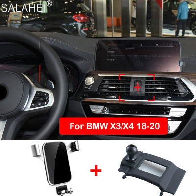 Compact Car Smart Phone Holder For BMW X3X4 18-20 Air Vent Snap-type GPS Mobile Phone Bracket Stand Auto Interior Accessories