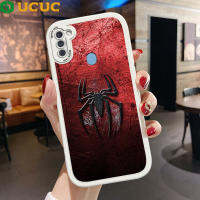 เคส UCUC สำหรับ Samsung กาแลคซี A03 A03S A04 A04E A10S A11เคสมือถือการ์ตูนสไปเดอร์แมนฝาหลังหนังโลโก้