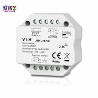 ▧ V1-H 12-48VDC 24V 36V 96W/192W/144W/192W Single Color LED Dimmer Step-less dimming /Push Dim Controller For LED strip Light