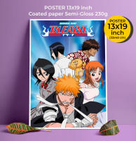 Bleach Poster ブリーチ โปสเตอร์ เทพมรณะการ์ตูนญี่ปุ่น แนวโชเน็ง มีหลายแบบให้เลือก