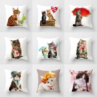 【hot】✆✙♘ Print Polyester Cushion Cover Sofa Car funda de almohada