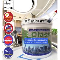 ( โปรโมชั่น++) คุ้มค่า สีรองพื้นปูนใหม่กันด่าง เอสคลาส (เกรดประหยัด) (3.5 ลิตร) แถมฟรี แปรงทาสี ราคาสุดคุ้ม สี รองพื้น สี รองพื้น ปูน เก่า สี รองพื้น ปูน ใหม่ สี รองพื้น กัน สนิม