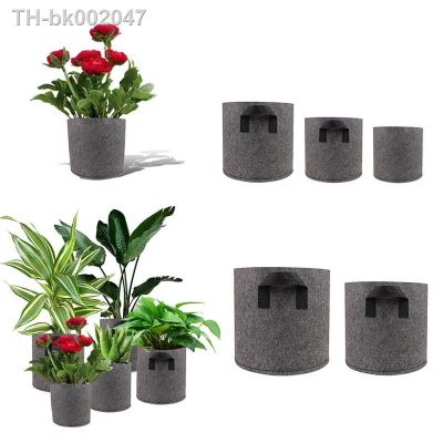 ▲❍¤ 1/3/5/7/10 Gallons Plant Grow Bags Vegetable Plant Grow Pots Garden Planter Bag with Handle Thickened Flower Pots Felt Grow Bag
