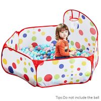 Baby Playground Playpen Portable Children Ocean Ball Dry Pool Park with Basketball Folding Indoor Outdoor Kids Balloons Toys