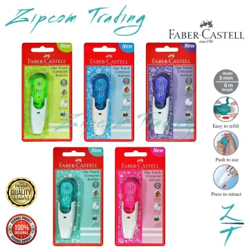 Faber-Castell Glide Refillable Correction Tape Set (Body & Refill