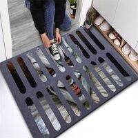 【YP】 Scary Room Doormat Non-Slip Absorbent Floor Bedroom Rug