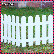 Laurance trắng xà cạp vườn hàng rào gồm nhiều cọc trang trí cỏ thảm hoa