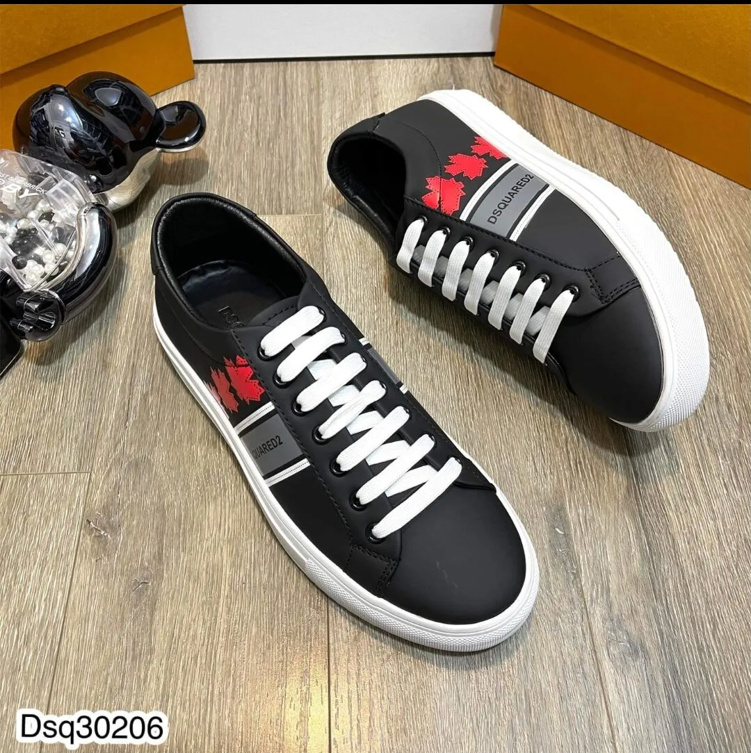 SALE SỐC] Giày Sneaker Nam Dsq In Hình - Giày Buộc Giây Nam Đế ...