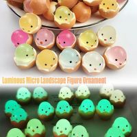 Kawaii เปลือกไข่ไก่เรซิ่น เรืองแสงในที่มืด หลากสีสัน สําหรับตกแต่งบ้าน DIY