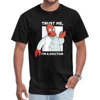 เสื้อยืดโอเวอร์ไซส์ตลก ผู้ชาย  s เสื้อยืด ผ้าฝ้าย 100% พิมพ์ลาย Doctor Zoidberg Who Unique สําหรับผู้ชาย#39; m A Do  LTSX