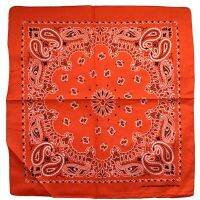 ผ้าพันคอปิดหน้าผ้าเช็ดหน้าพิมพ์ลาย Bandana Paisley สำหรับที่รัดศีรษะผ้าพันคอ S