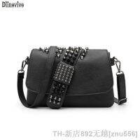 hot【DT】▬☍○  Diinovivo Brand Rivet Messenger Shoulder Fashion Punk Crossbody 2023 WHDV1621