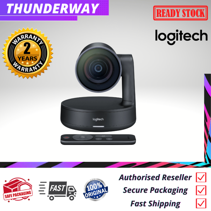 LOGITECH Rally Premium PTZ Camera With UHD Imaging System & Automatic ...