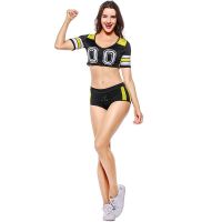 4 Color Sexy High School Girl Cheerleader Costume Women Football Baby Cheerleading Costume