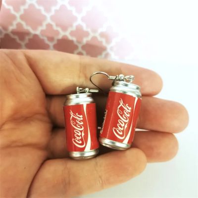 Coke Can Earrings Novel Food Earrings Interesting Women 39;s Earrings Strange Earrings Personalized Objects Earrings Gifts