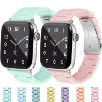 [ladies jewelry]สายรัดสีลูกกวาดสำหรับ Apple Watch Band 41Mm 45 38 42 44 40 Mm เปลี่ยนสายรัดข้อมือสายนาฬิกา Iwatch Series 7 6 5 4 3อุปกรณ์เสริม