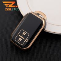 hgjmgkkk Zeratul Auto for Suzuki Swift Wagon R Monopoly 2button Smart Key Case Cover Shell Holder Keychain Protector Accessories