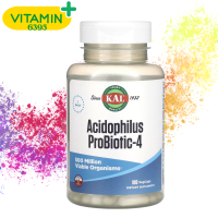 KAL, Acidophilus Probiotic-4, 100 VegCaps