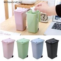 ♘ 【MGPH】 Mini Desktop Cat Litter Trash Small Tabletop Trashbox Desk Portable Trash Can Hot